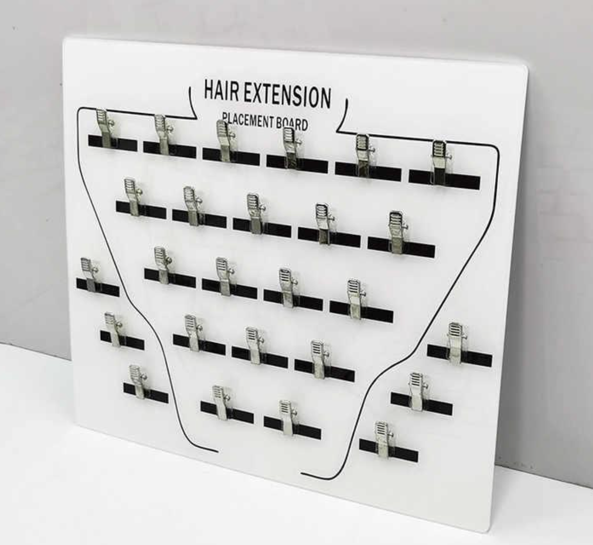 Hair Extension Placement Board